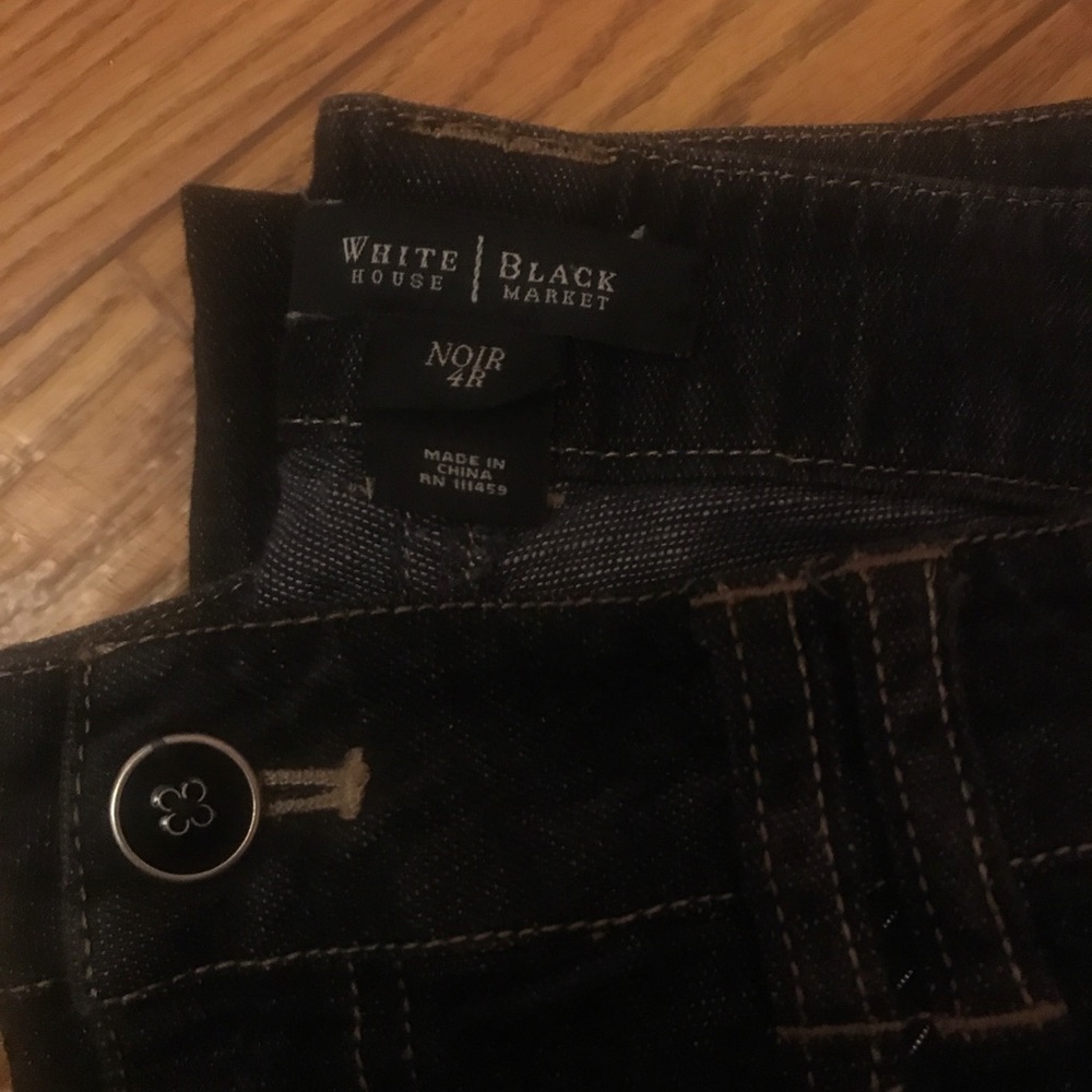 White House Black Market Noir Jeans